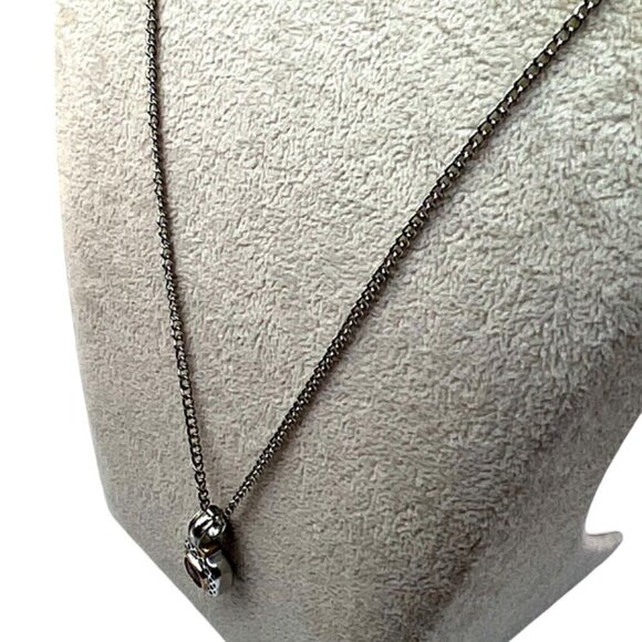 Vintage Silver & Crystal Beaded Bracelet With Pink Stone Pendant Necklace Set. - Picture 9 of 16